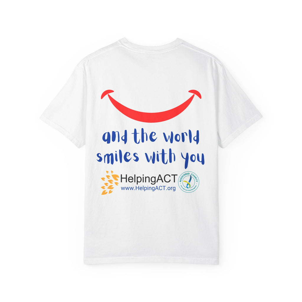 HelpingACT Smile T-shirt Front & Back Print