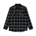 Black & White Buffalo Plaid Flannel Shirt