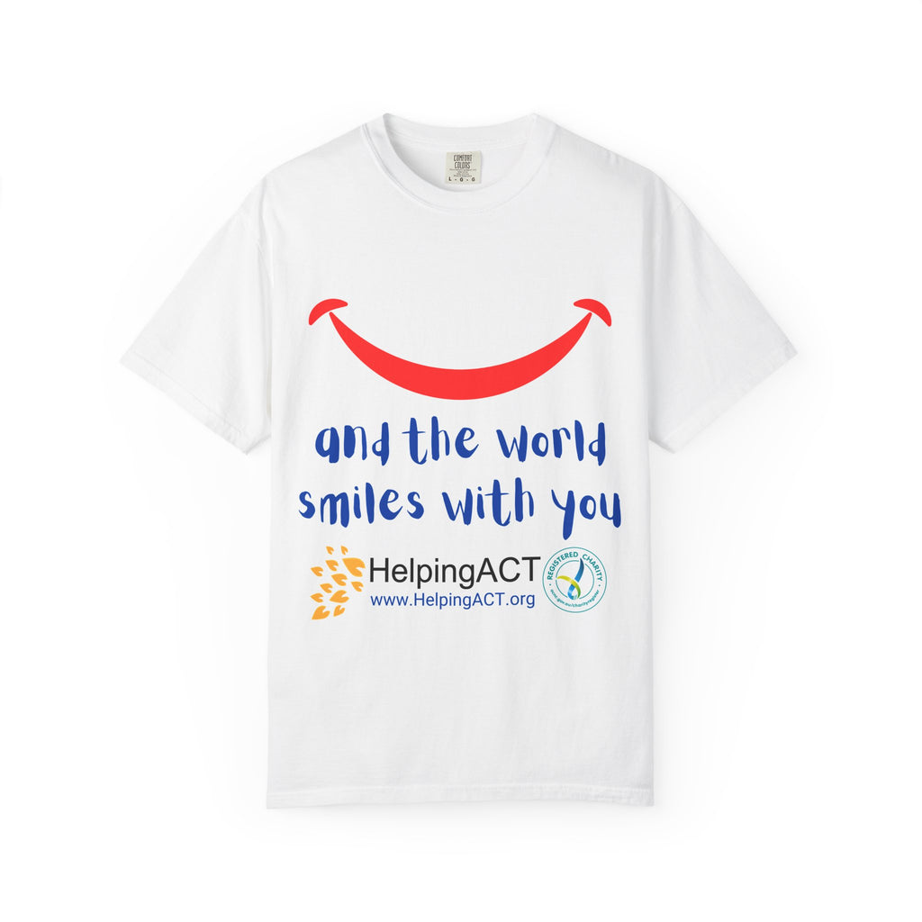 HelpingACT Smile T-shirt Front & Back Print